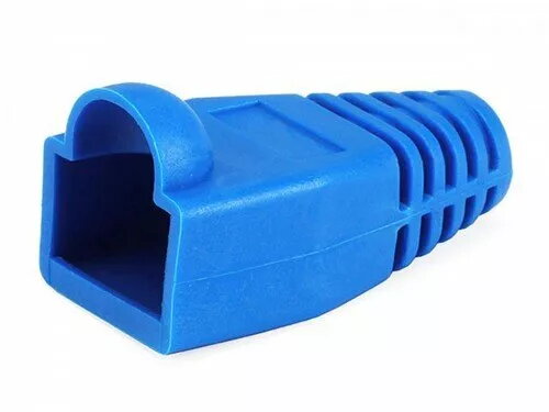 RJ45 savilce pārvalks, zils, modelis RJ45-CUP-BLUE