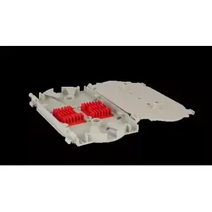 Fiber optic splitter cassette FO-CAS/COV-24 — cassette for 24 fibers, PLC splitter module compatible