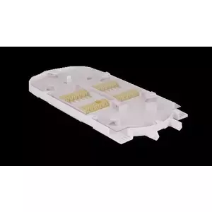 Optical splice cassette TRAY-FOV4 24 fibers — rack-mount fiber organizer for 24-core singlemode/multimode splices