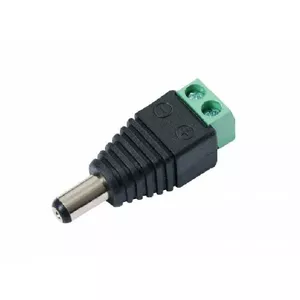 DC connector screw terminal, 5.5×2.1 mm, male, model AD-DC-M