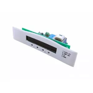 Floor switching cabinet thermostat TOS-2-ROOF with 19" LCD display, built-in control for roof systems