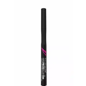 Acu zīmulis Maybelline Hyper Precise All Day — šķidruma efekts, Black Matte