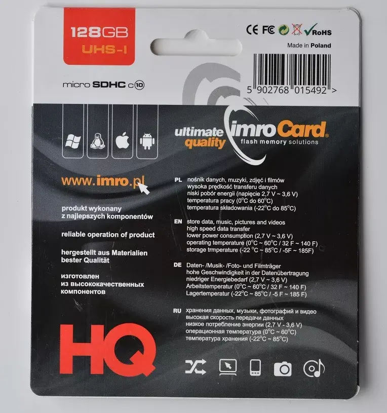 Флеш-память IMRO 128ГБ 10/128G Photo 2