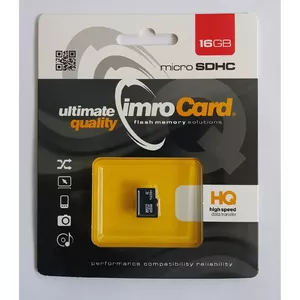 Zibatmiņa IMRO 4 16GB MicroSDHC Class 4