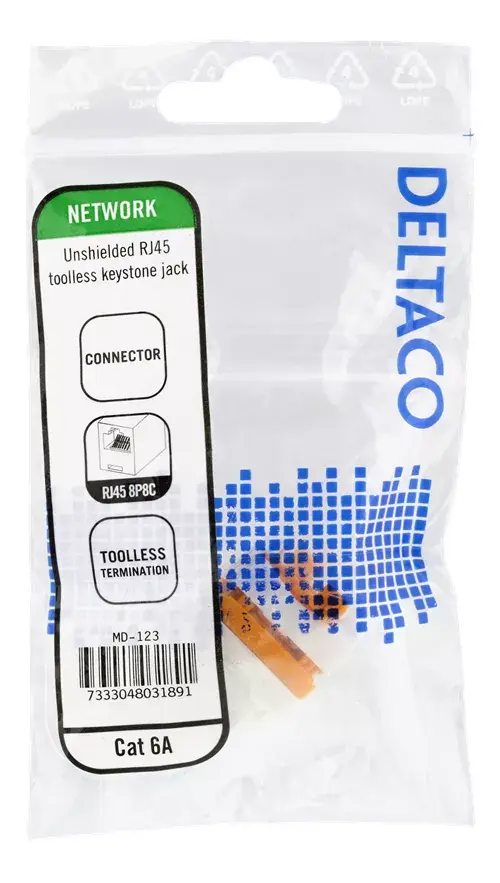 Разъем Deltaco MD-123 Cat6A Photo 6