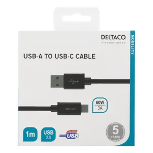 USB cable Deltaco USBC-1132M