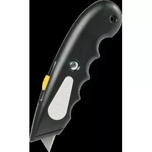 Nail clipper HD-9BK by Nazis with rubber handle, compact stainless steel trimmer