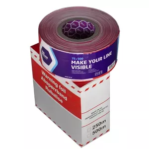 Brīdinājuma lente Norobežojošā BT-B-755 75 mm x 500 m sarkanbalta