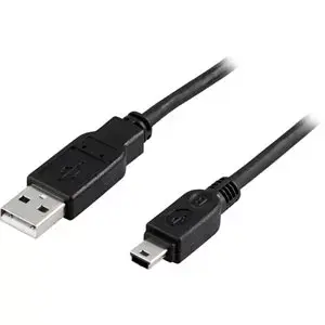 USB kabelis A/Mini B Deltaco USB-26S 2m