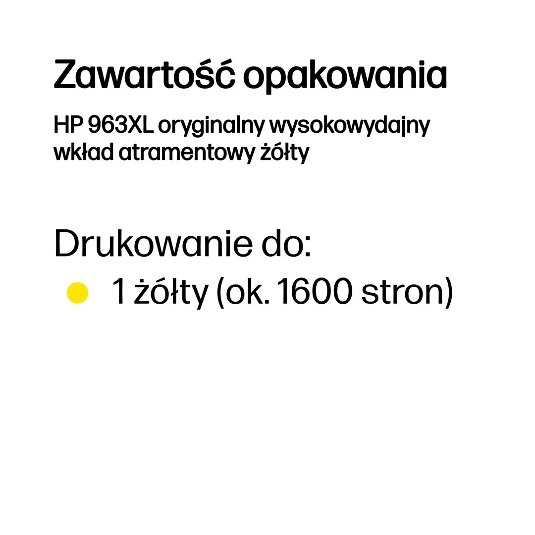 Картридж HP Ink 3JA29AE 963XL XL Yellow Photo 3