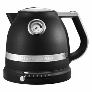 Electric kettle KITCHENAID 5KEK1522EBK — 1.5 L, 2400 W, 7 temperature settings, stainless steel/aluminium, black