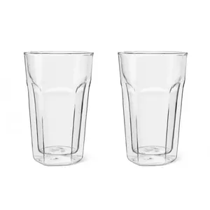 Kafijas glāze Leopold Vienna LV01516 Caurspīdīga 280 ml 2 gab.