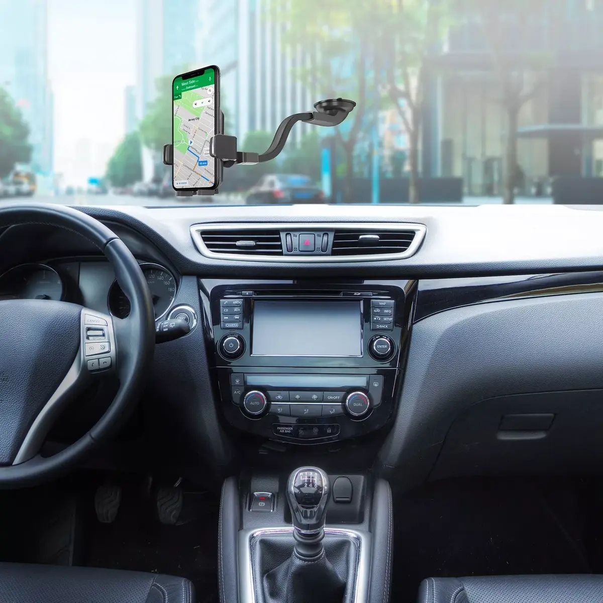 Passive car phone holder Celly MOUNTFLEXPLUSBK Photo 4