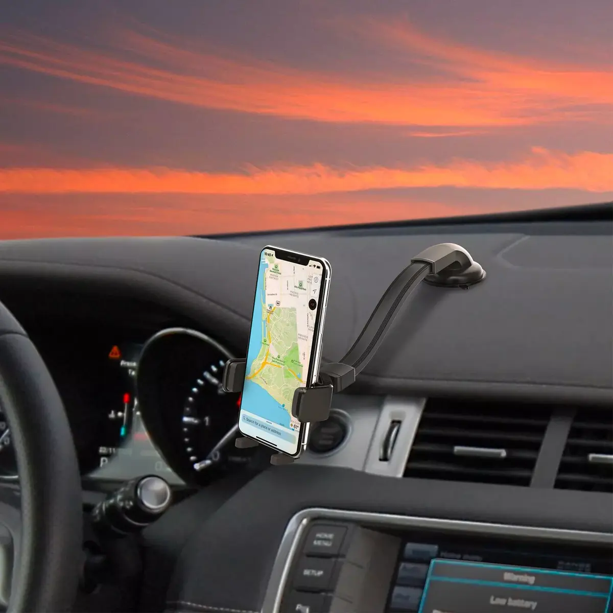 Passive car phone holder Celly MOUNTFLEXPLUSBK Photo 5