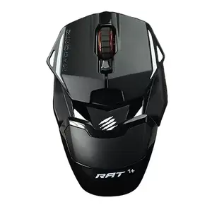 Mad Catz R.A.T. 1+ Gaming Mouse, Optical, 2000 DPI, USB Type-A, 4 Buttons, Black