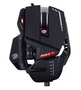 Gaming mouse mad-catz R.A.T. 6+ USB Type-A, right-hand, 12,000 DPI, 11 buttons, black, wired