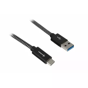 USB cable Sharkoon 3.1 Type-A to Type-C 0.5 m with aluminum braid
