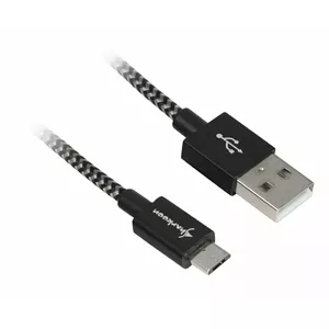 USB A‑to‑B 2.0 Cable Sharkoon 2.0 m with Aluminum Braid