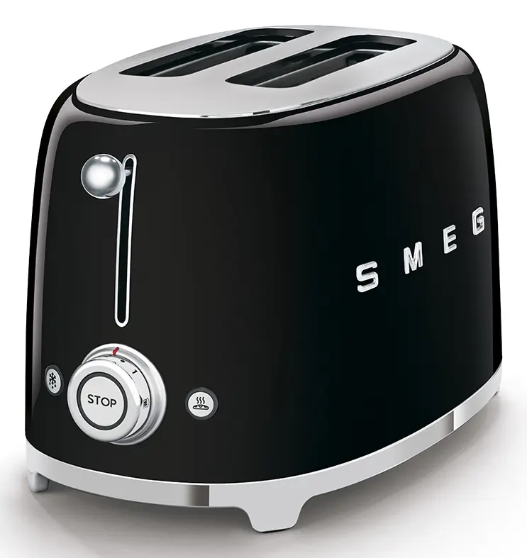 Smeg 50's Style TSF01BLEU Black Toaster Photo 5