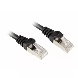 Sharkoon RJ45 Cat.6 SFTP tīkla kabelis - melns - 1.5