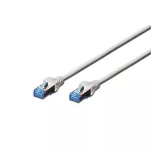 Network patch cord DIGITUS CAT 5e F/UTP 10 m, grey, RJ-45–RJ-45