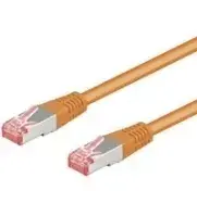 Сетевой кабель Goobay CAT 6 SSTP PIMF 50 м оранжевый