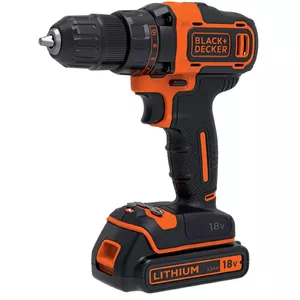 Drill Black & Decker BDCDD186K-QW, Pistol Grip, 1.5 Ah Battery