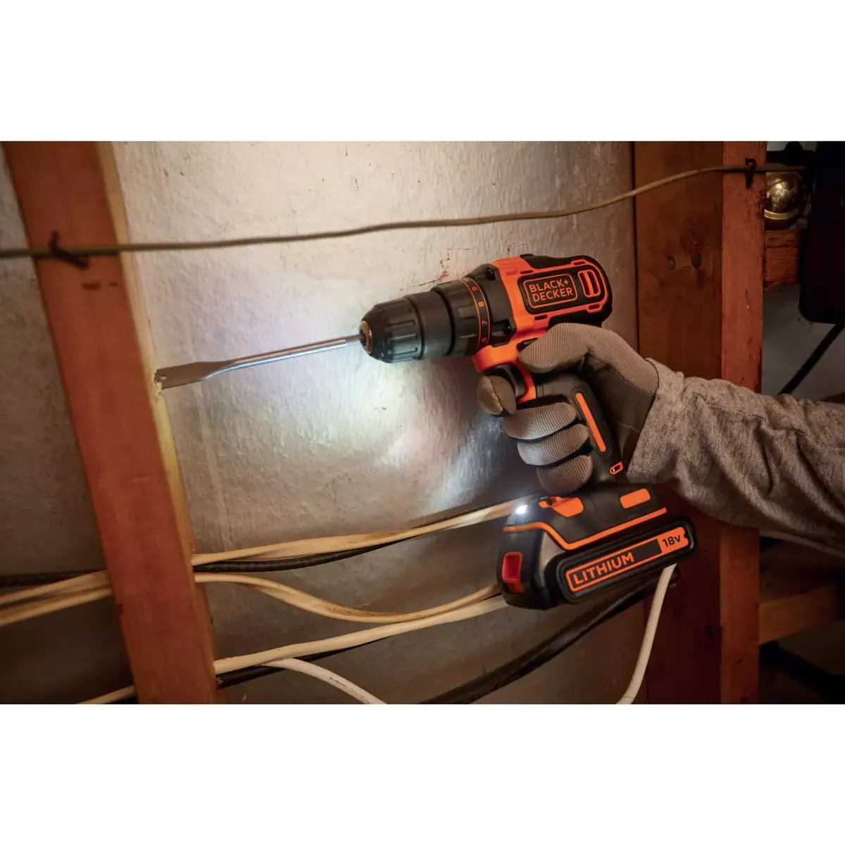Drill Black & Decker BDCDD186K-QW, BDCDD186K-QW Photo 4