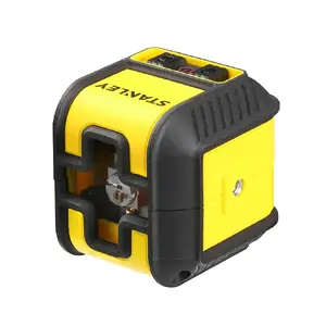 Pašlīmeņojošs lāzera līmeņrādis Stanley Cubix STHT77498-1 ar 12 m darbības rādiusu, 1/4" statīva vītni un AA bateriju barošanu