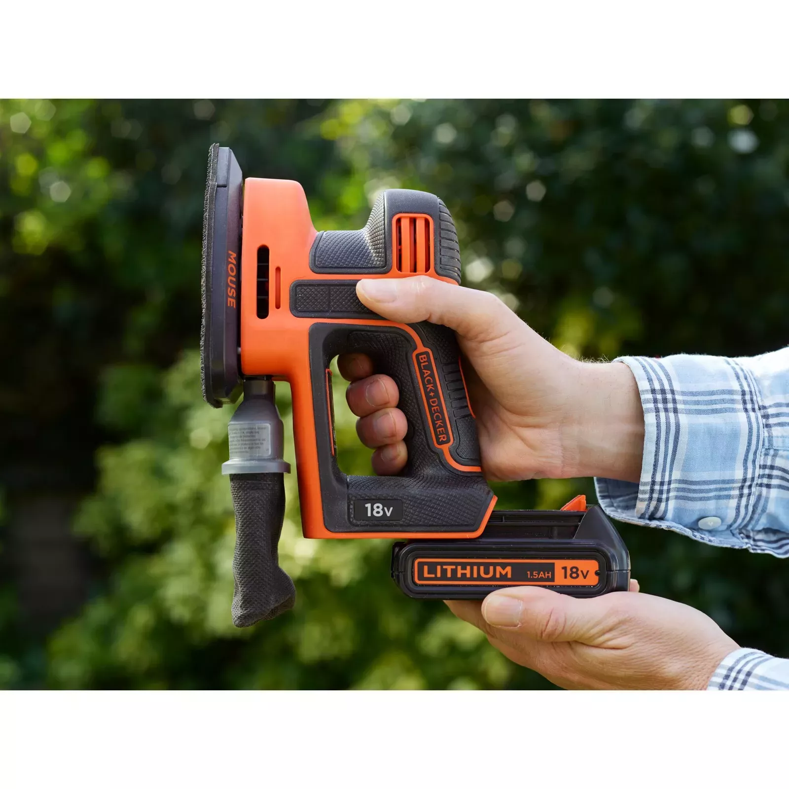 Black Decker BDCDS18 QW portable sander BDCDS18 QW AiO.lv