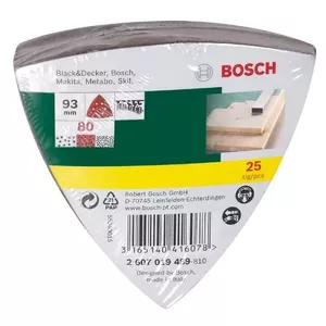 Аксессуар для шлифовки Bosch 2 607 019 489 25 шт
