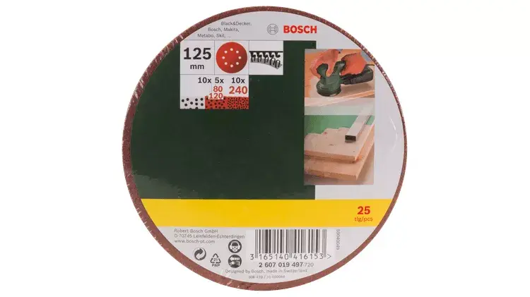 Slīpēšanas loksne Bosch 2 607 019 497 Photo 2
