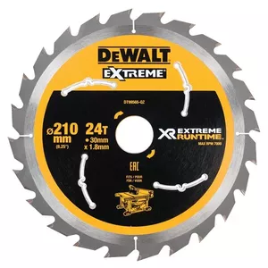 Дисковая пила-лезвие DeWalt DT99565-QZ — Ø210 мм, посадочное 30 мм, толщина 1.24 мм