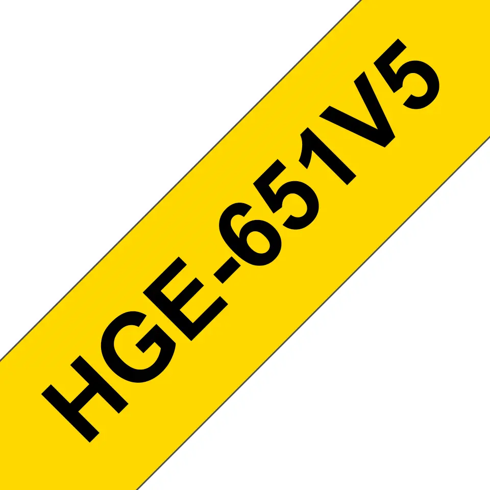 Brother HGE-651V5 uzlīmju lente, termopārneses, melns