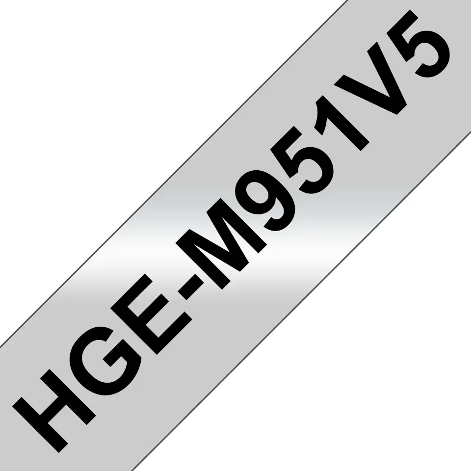 Marķēšanas lente Brother HGE-M951V5 HGe Melns