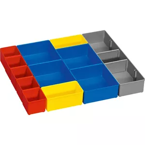 Storage basket Bosch i-BOXX 53 Rectangular Plastic Blue Grey Red Yellow 1600A001S5