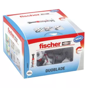 Skrūvju un dībeļu komplekts Fischer DUOBLADE 40 gab.
