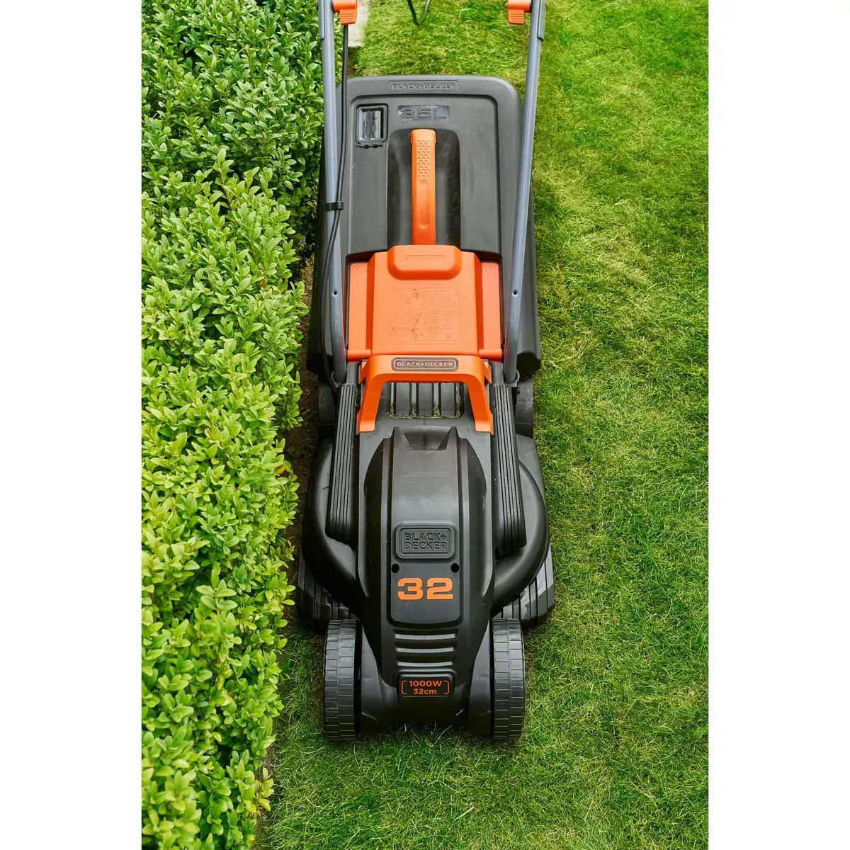 Газонокосилка ручная Black & Decker BEMW351-QS Photo 8