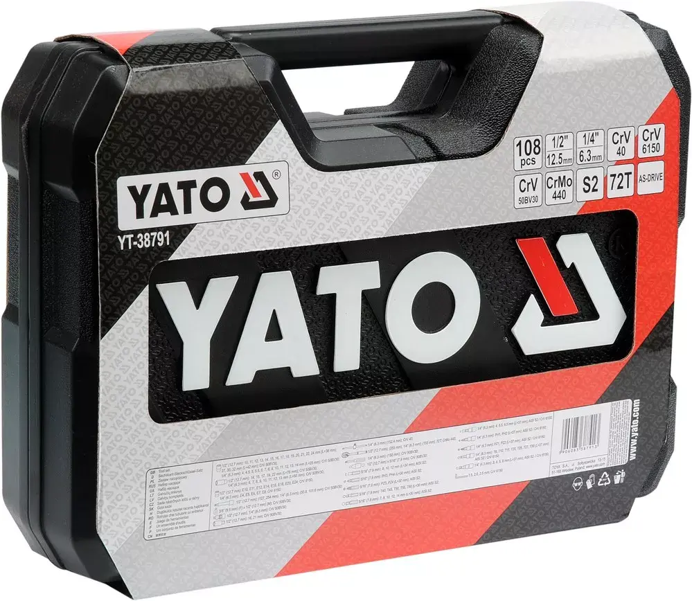Socket wrench set YATO YT-38791 Photo 4