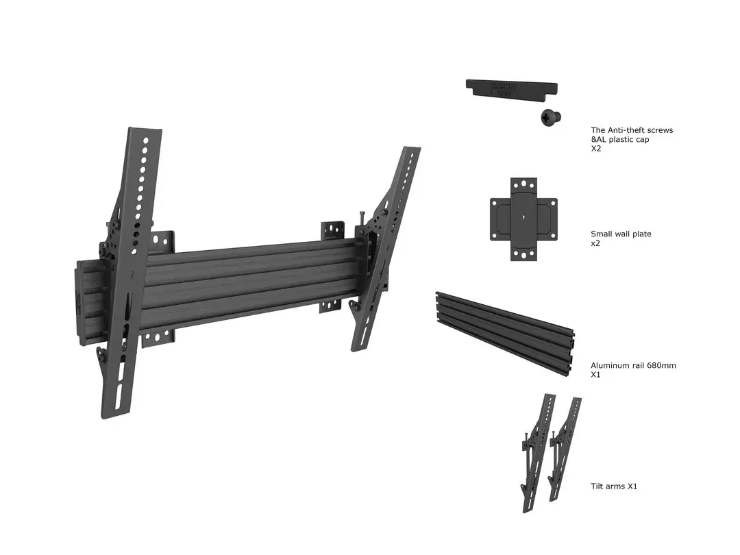 Wall mount MULTIBRACKETS M Wallmount Pro MBW1U Tilt Photo 6