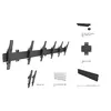 Sienas stiprinājums Multibrackets M Wallmount Pro MBW3U Tilt Black Photo 6