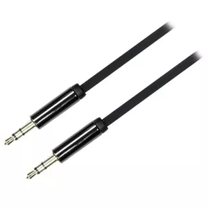 Audio kabelis Deltaco AUD-101 1m 3.5mm Melns