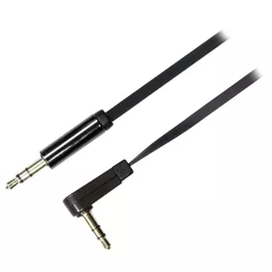 Audio Cable Deltaco AUD-120 0.5m 3.5mm Black