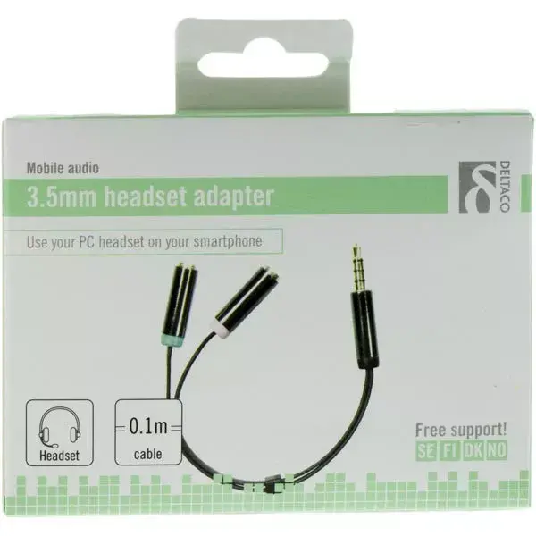Audio kabelis Deltaco AUD-201 Photo 2