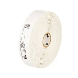 Zebra Z-Band Direct Wristband White Polyester Roll 1" x 7" 300 Labels