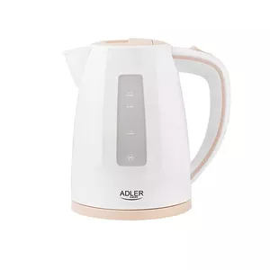 Электрический чайник Adler AD 1264 1.7 L 2200 W Лесной орех Белый