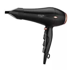 Adler AD 2244 фен 2000 W Черный, Бронзовый