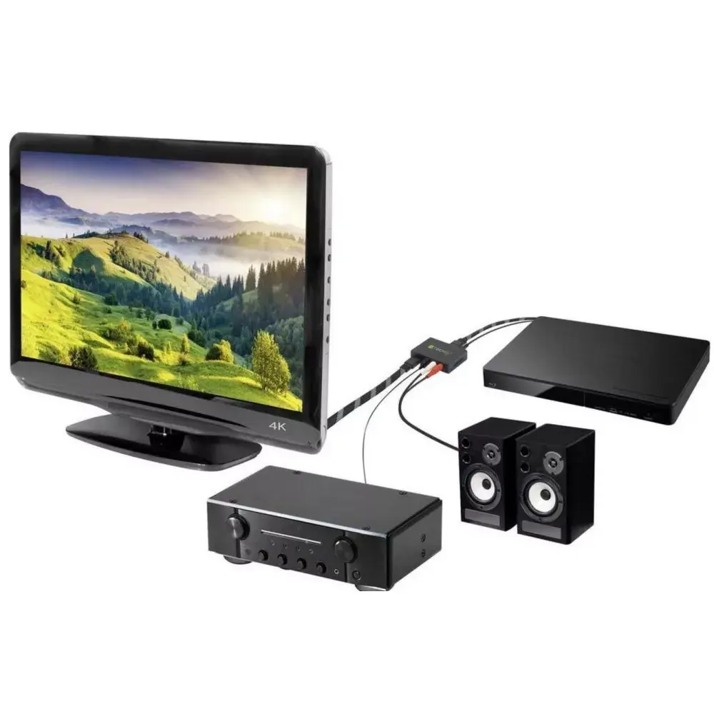 TECHLY HDMI-EA audio ekstrahētājs HDMI uz SPDIF + RCA Photo 10