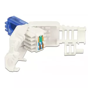 Wire Connector RJ-45 DeLOCK 86417 Blue White