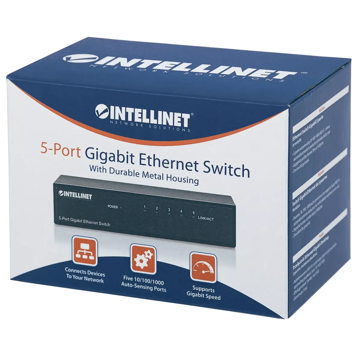 Ethernet slēdzis Intellinet 5-portu, 530378 Photo 8
